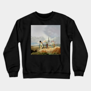 EINSTEINiger SPITZweg um Ulm Crewneck Sweatshirt